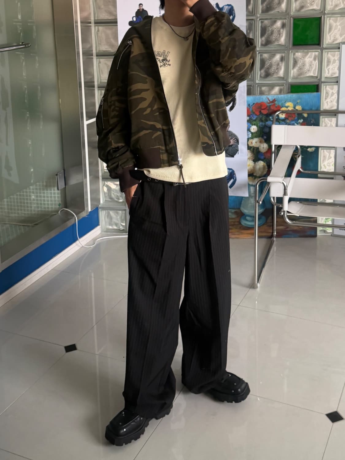 1tuck wide slacks 상품이미지3