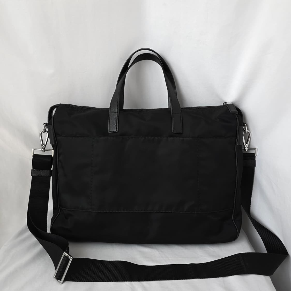 [정품 PRADA] 프라다 투포켓 나일론 사피아노 브리프케이스 서류가방 상품이미지3