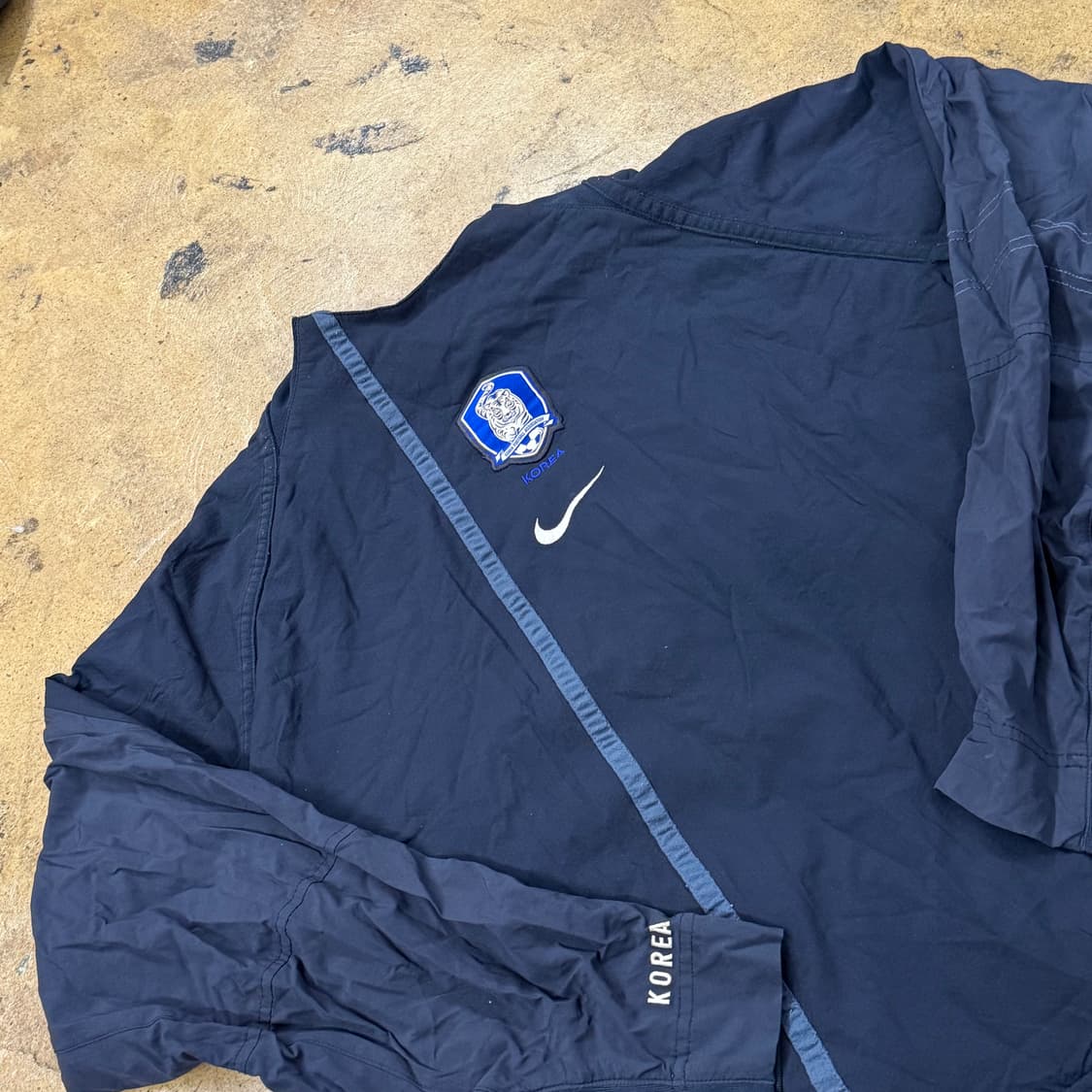 [정품/XL] 나이키 대한민국 축구 국가대표 바람막이 네이비 b15 상품이미지1