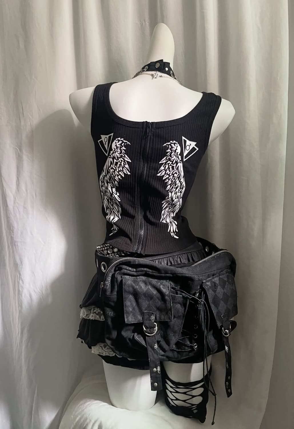Punk sleeveless 상품이미지3
