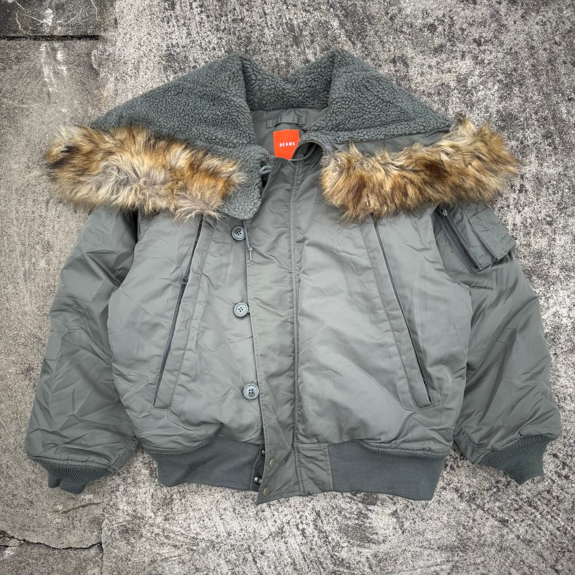 [M~L] Beams 빔즈 N2B 프리마로프트 항공점퍼 상품이미지5