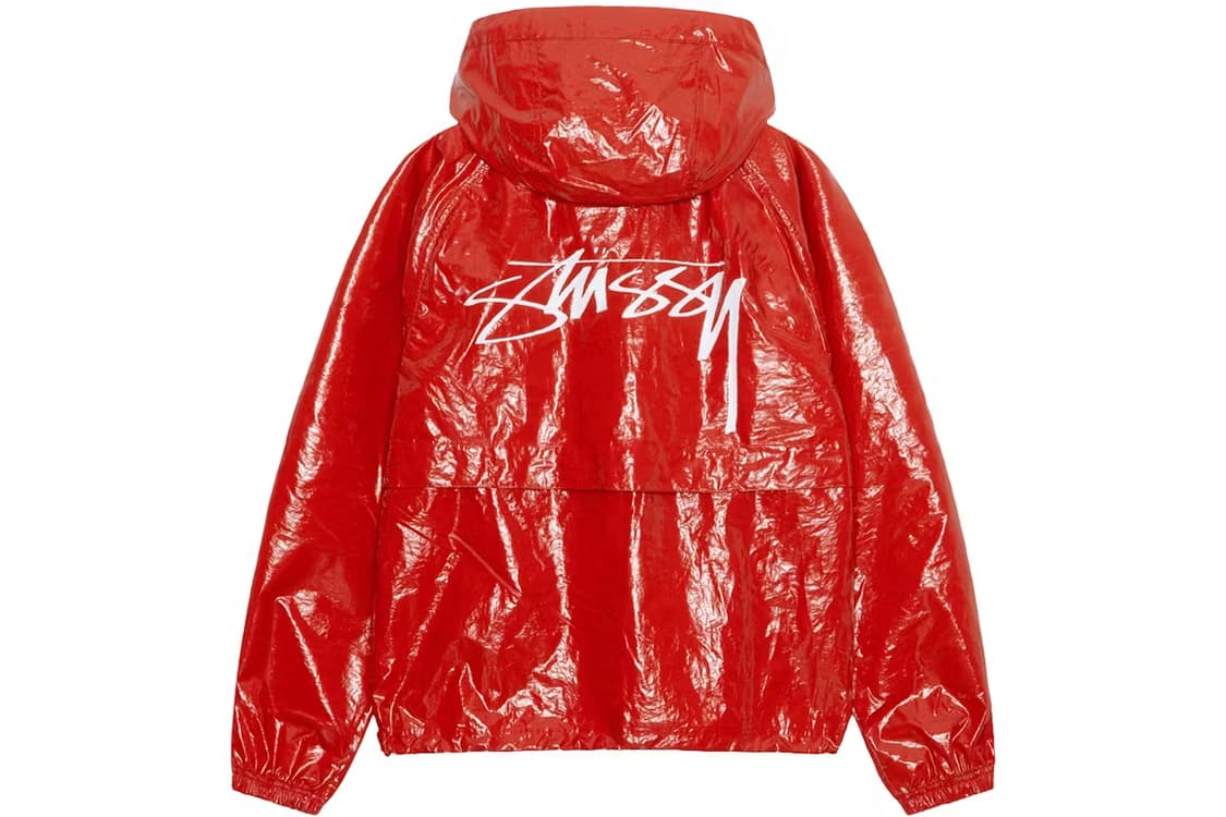 (L,XL) 스투시 비치 쉘 코티드 립스탑 레드 상품이미지2