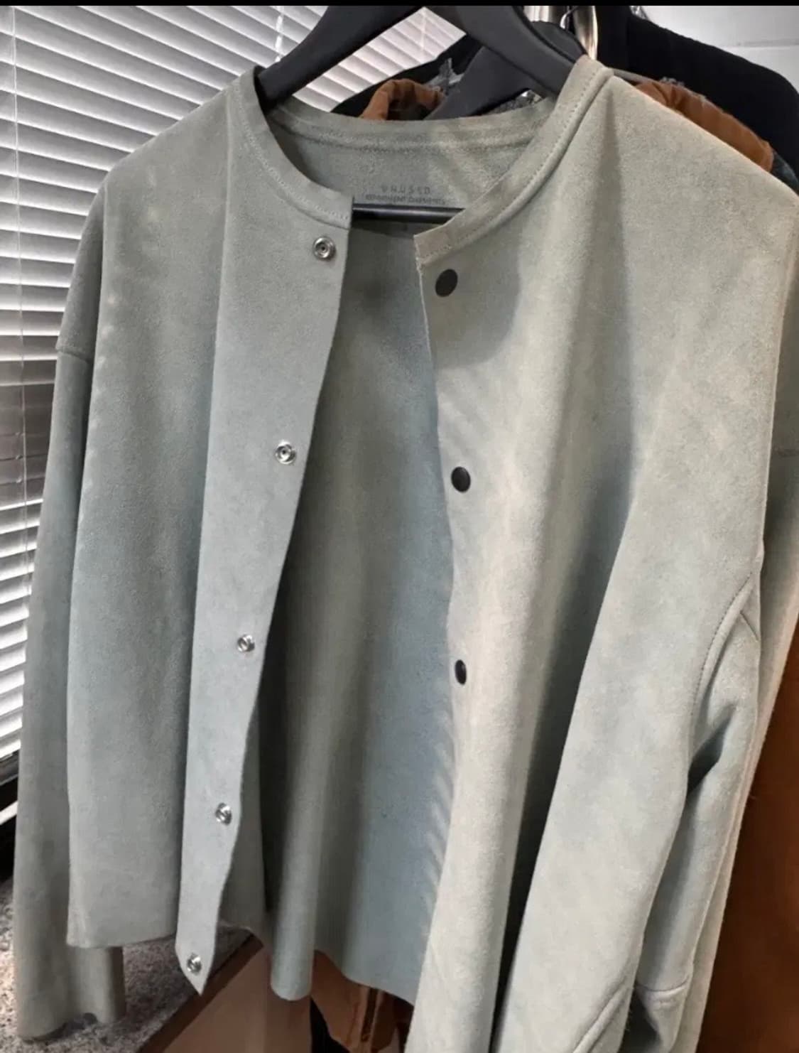 언유즈드 레더 숏 자켓 상품이미지1