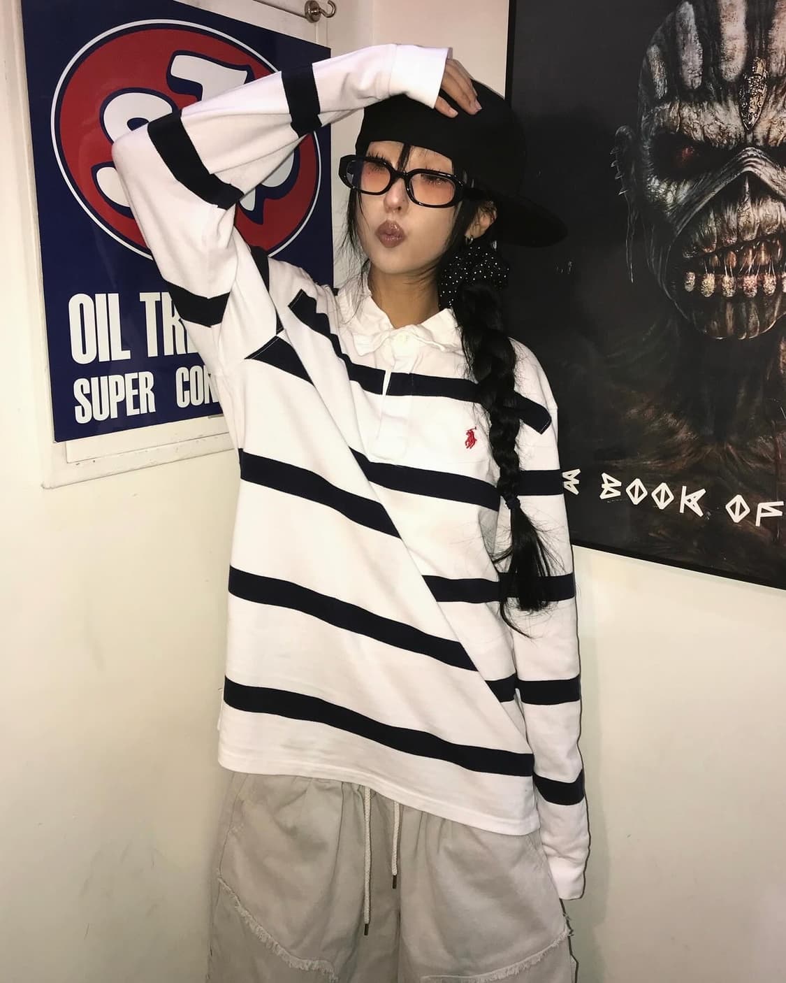Polo Stripe Rugby T-shirt 상품이미지1