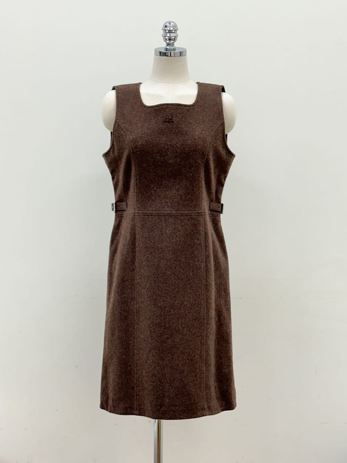 courreges / 꾸레쥬 브라운 울 원피스  상품이미지9