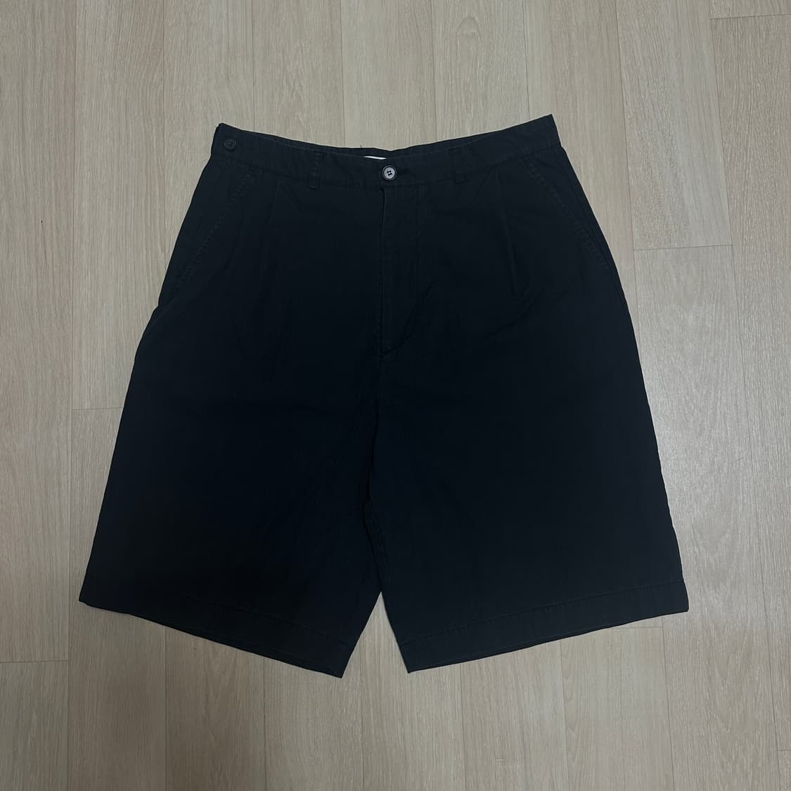 L 커렌트 버뮤다팬츠 반바지 블랙 상품이미지1