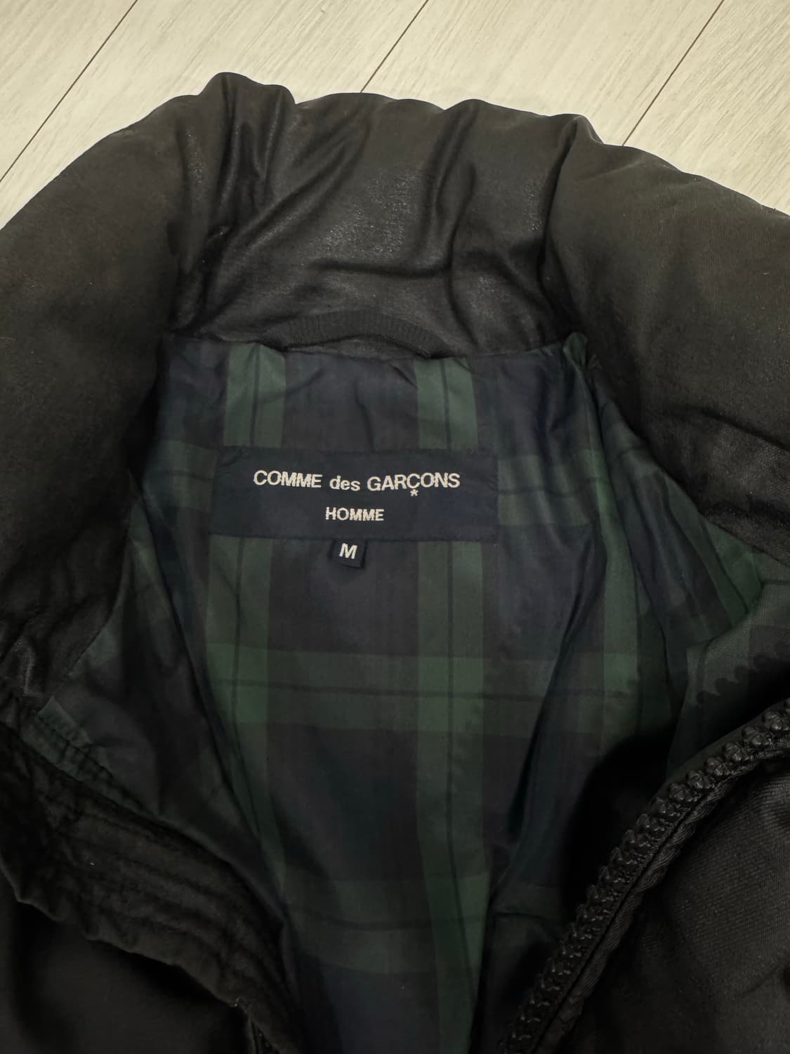 꼼데가르송 옴므 2008 코티드 다운패딩 M 상품이미지3