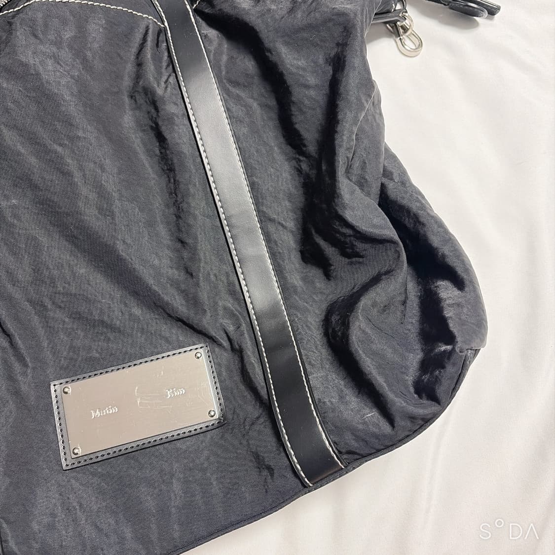 마뗑킴 패브릭 쇼퍼백 블랙 상품이미지4