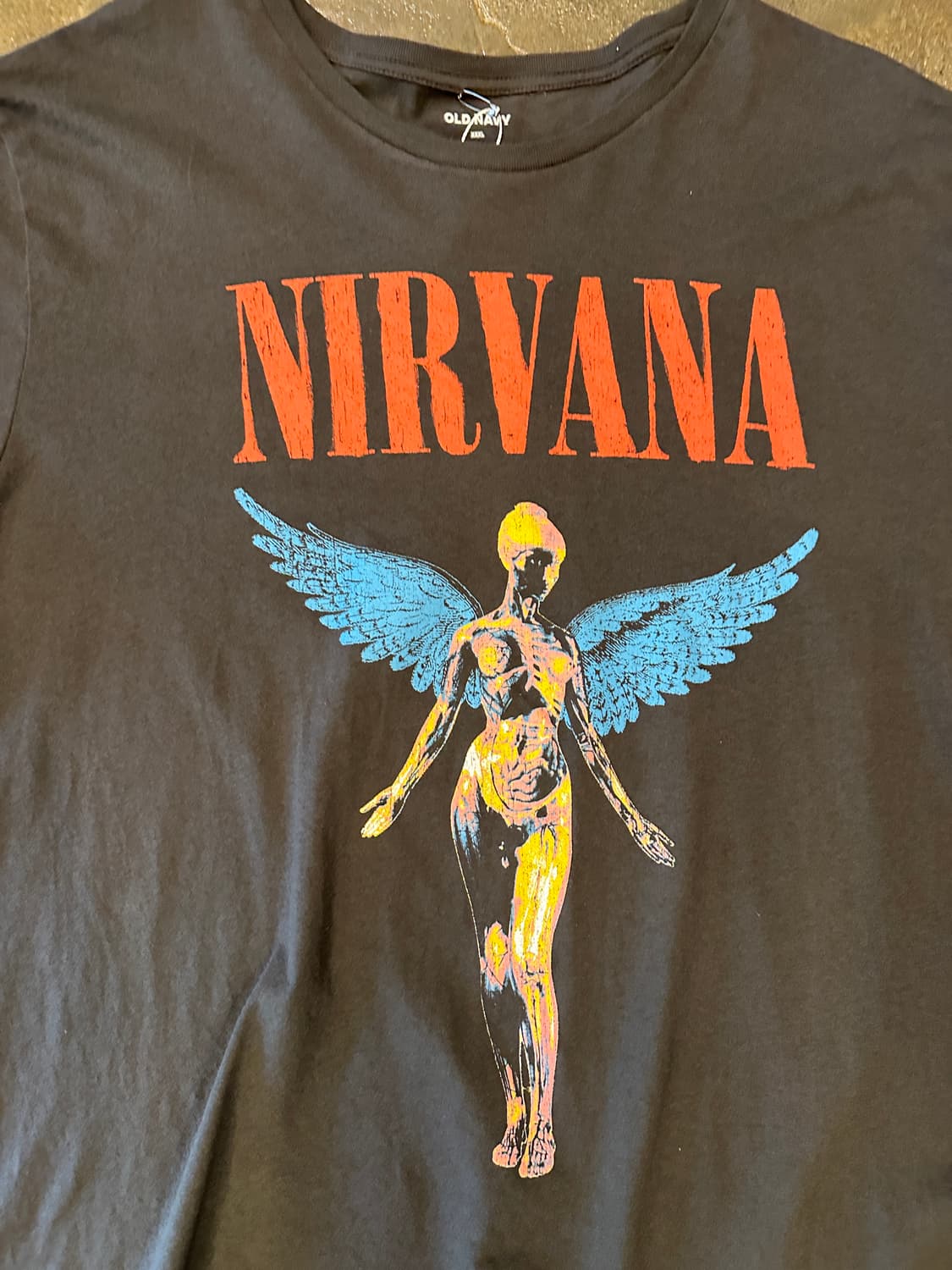 OLD NAVY NURVANA 너바나 밴드티 XXXL 상품이미지3