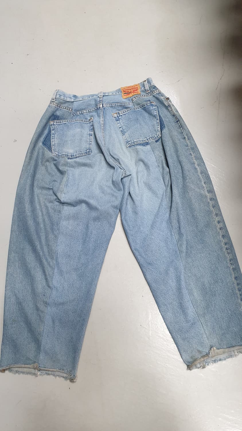 Levi's 리사이클 패치   빈티지 벌룬데님 청바지34 상품이미지2