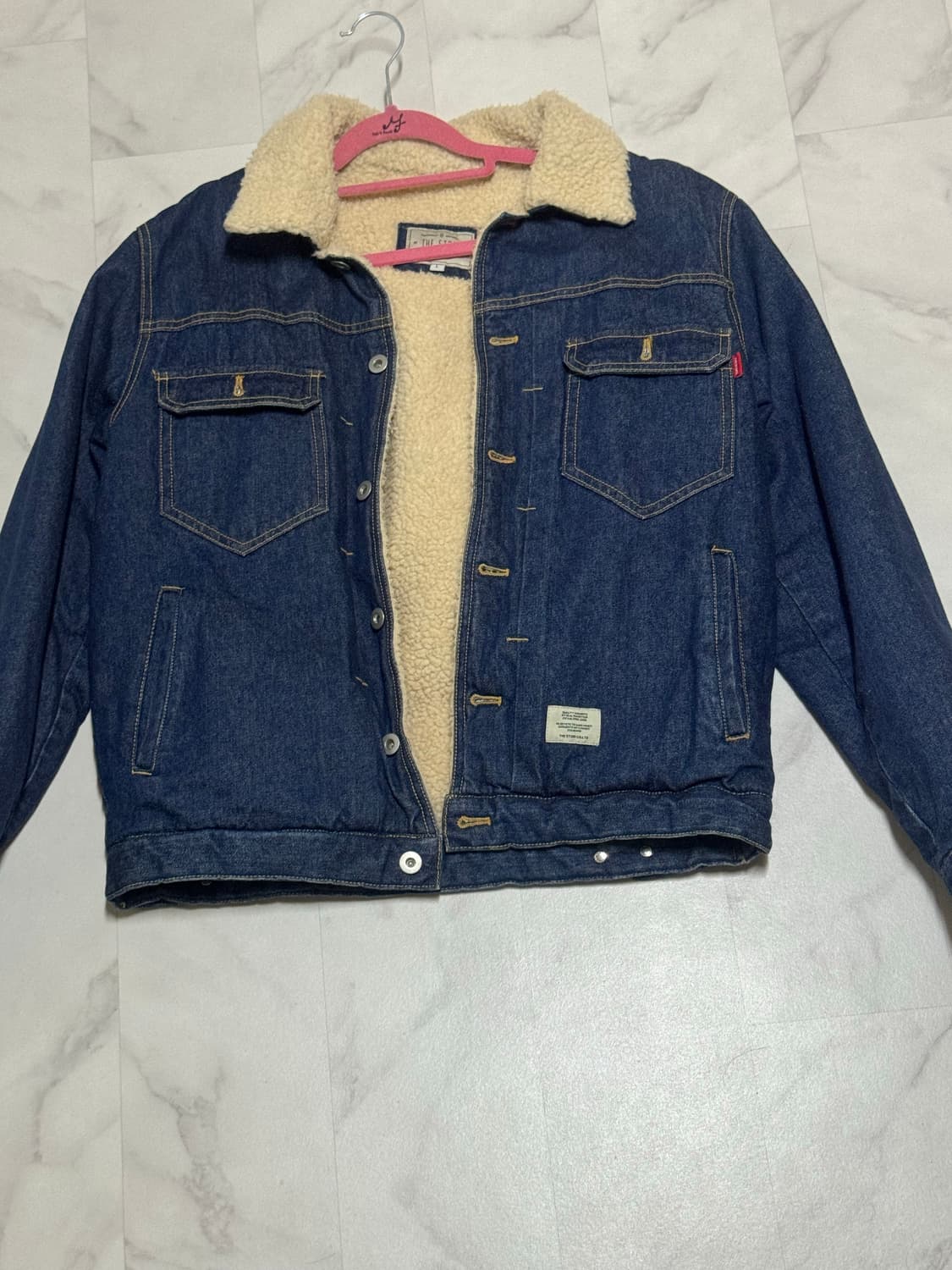 노브랜드 청자켓 무스탕 상품이미지1