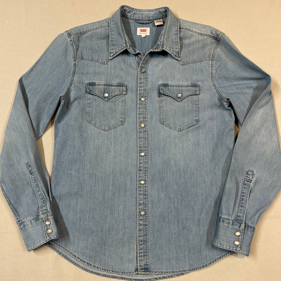 M) 리바이스 투포켓 웨스턴 데님 셔츠 상품이미지2