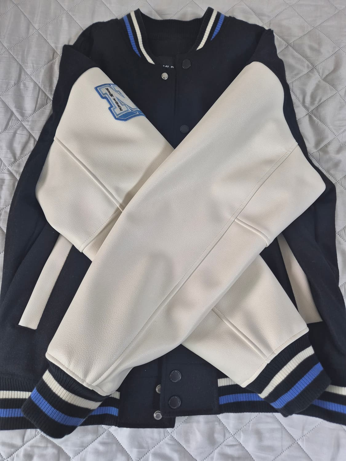 MLB 뉴욕양키스 울 와펜 바시티자켓 상품이미지3