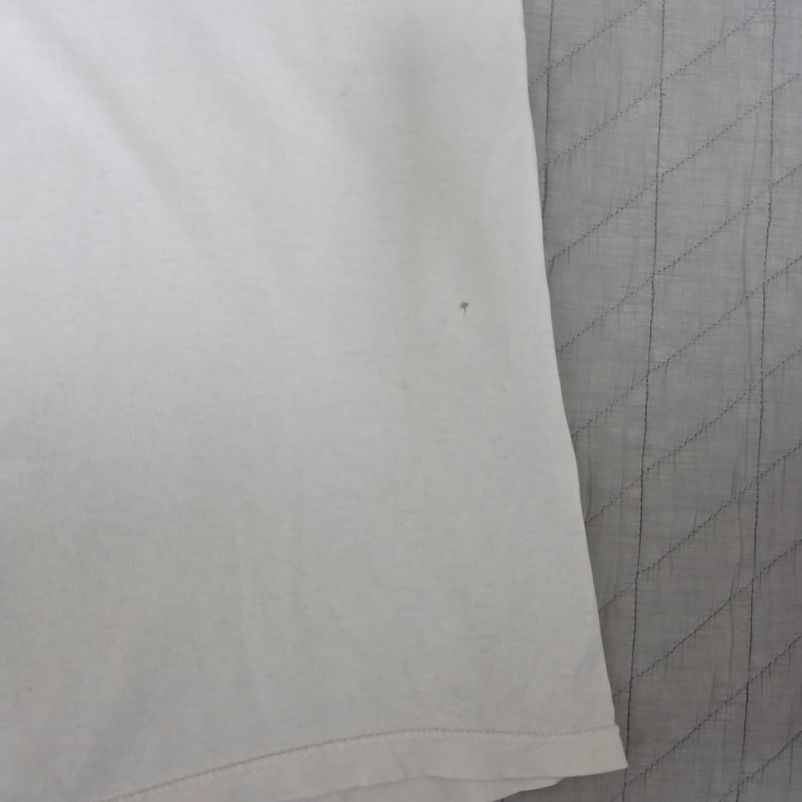 [L] 90s 훅업스 HOOK UPS 빈티지 티셔츠 화이트 트래쉬드 상품이미지9