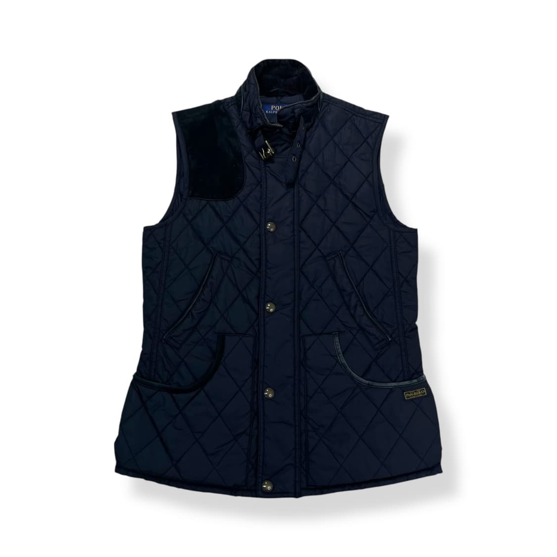 W 95 폴로 랄프로렌 스웨이드 퀄팅 조끼 상품이미지1