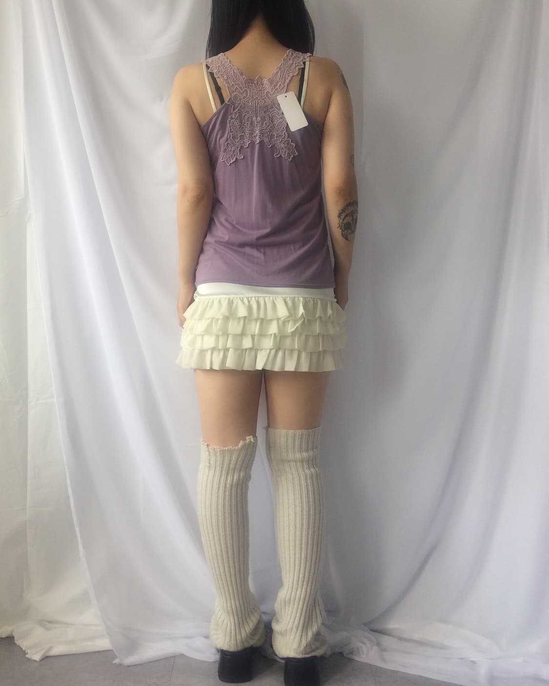 Back lace point sleeveless 상품이미지6
