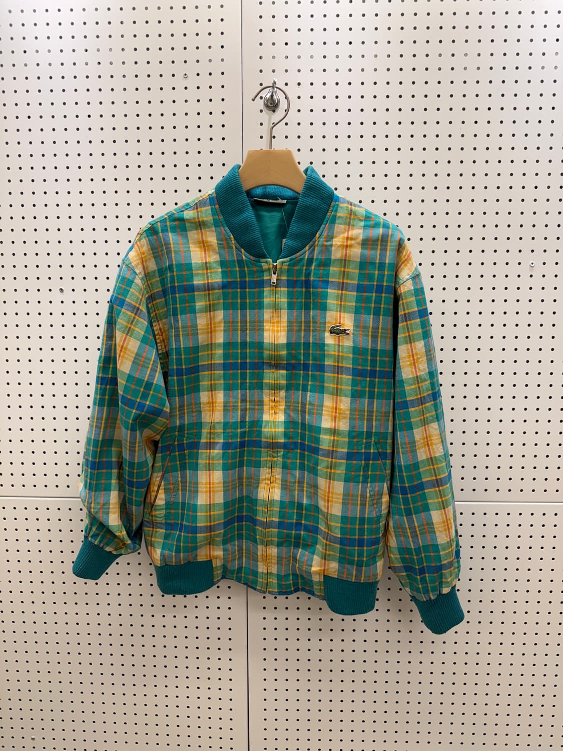 라코스테 체크 블루종 자켓 U1114 상품이미지2