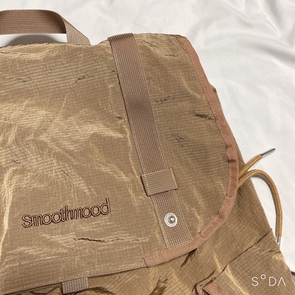 Smoothmood 스무스무드 나일론 백팩 브라운 상품이미지2