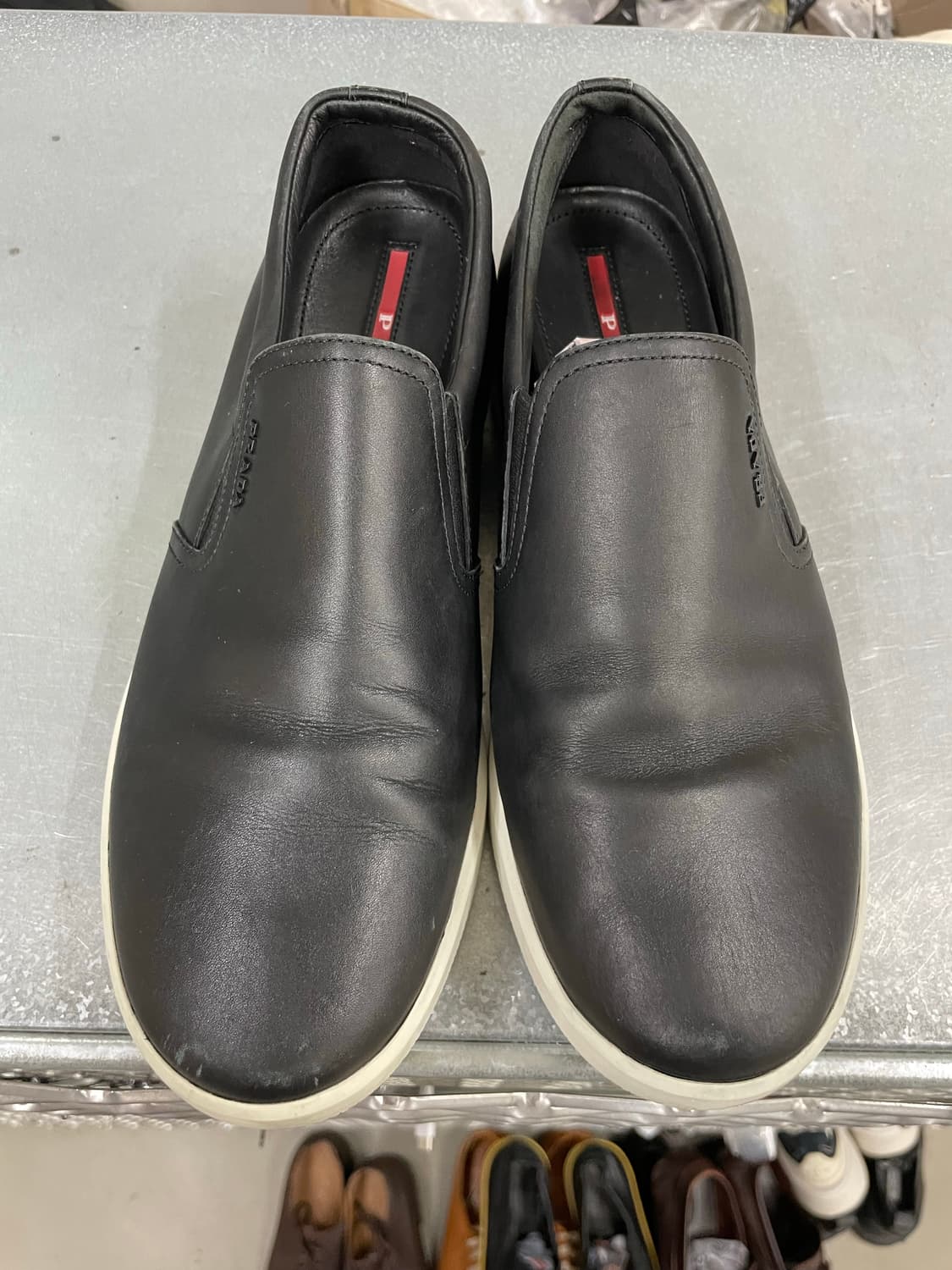 프라다 레더 슬립온 8 (gr-4390) 상품이미지5