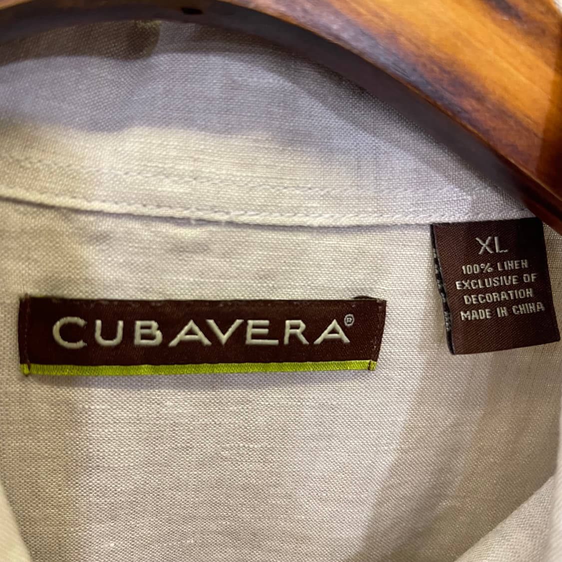 00's CUBAVERA 린넨 캠프 셔츠 상품이미지3