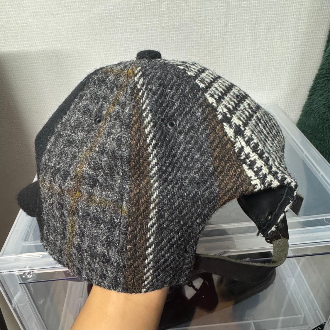 poten x harris tweed 울 볼캡 상품이미지3