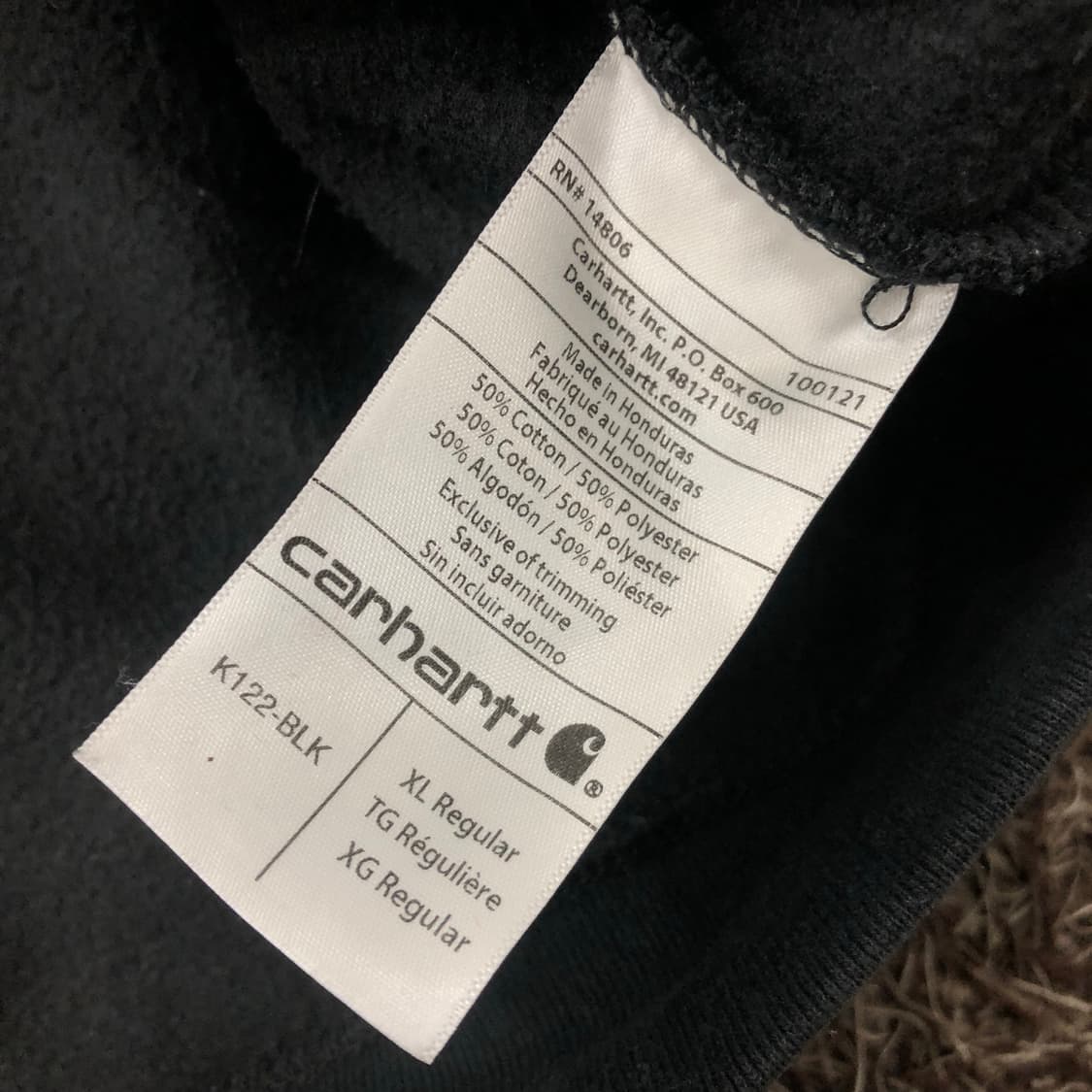 칼하트 미드웨이트 후드집업 상품이미지5