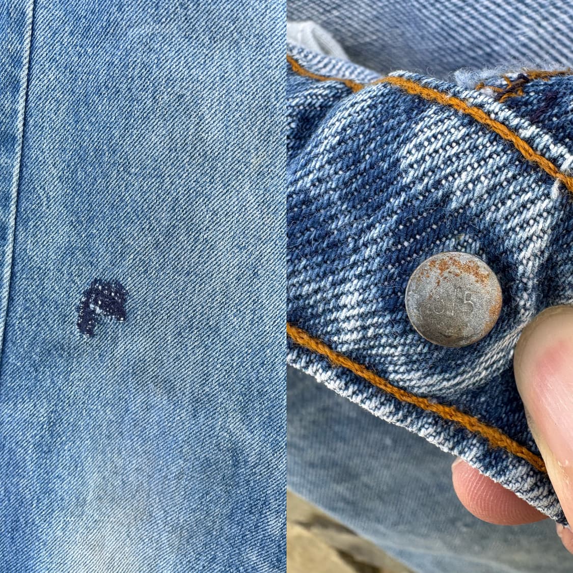 80s USA 리바이스 Levi’s 517 부츠컷 진 (오렌지탭) 상품이미지9