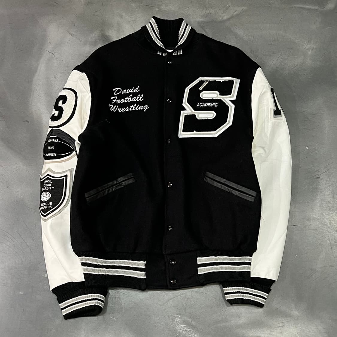  USA meca 레더 바시티 자켓 y14569 상품이미지1