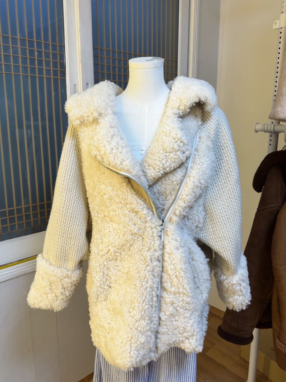 빈티지 토스카나 양털 양가죽 무스탕 상품이미지2