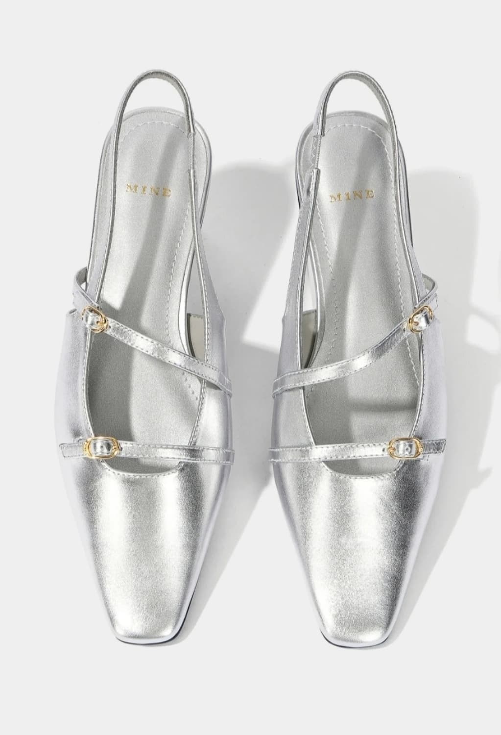 한섬 마인 레더 투 스트랩 슬링백 힐 245 상품이미지3