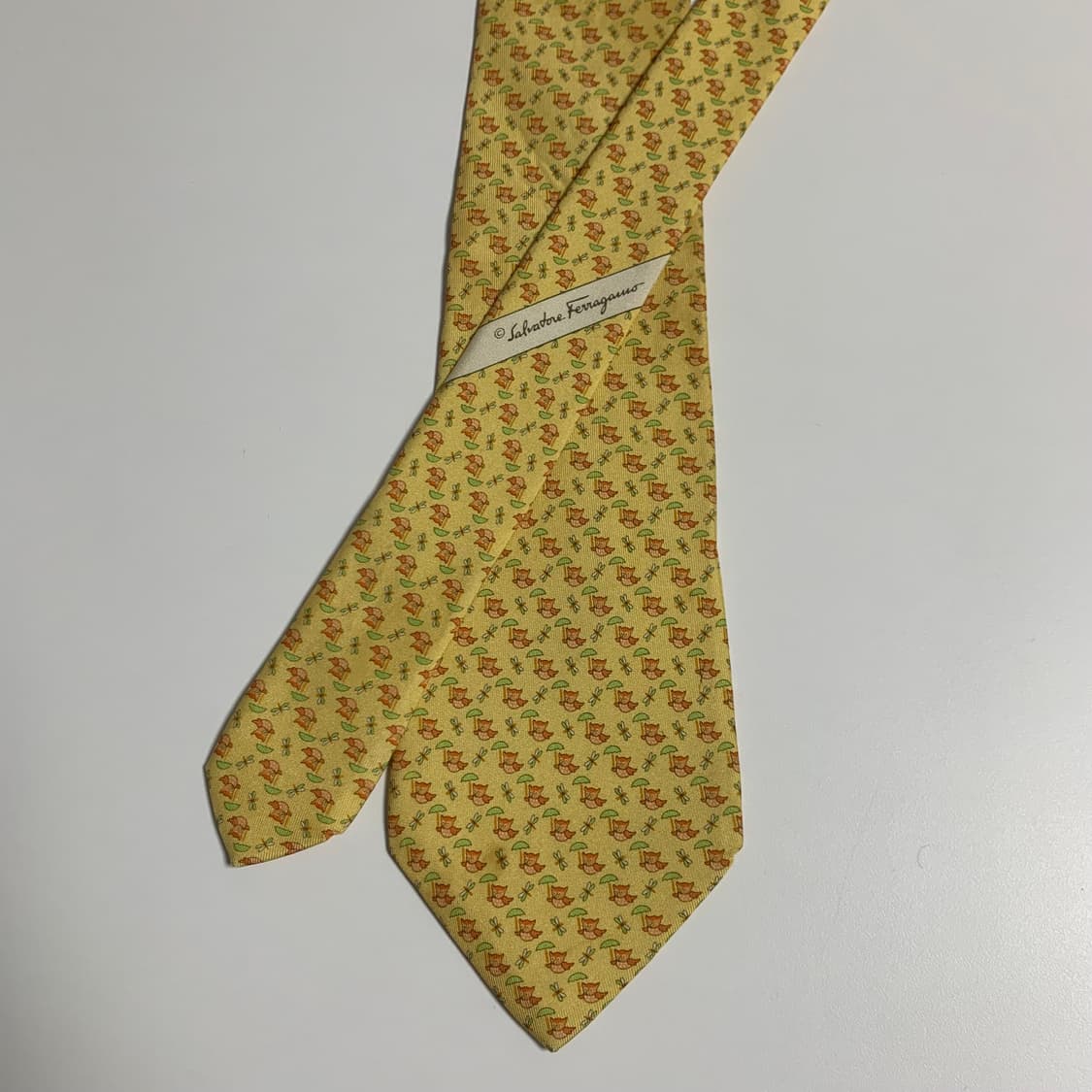 살바토레 페레가모 명품 빈티지넥타이 A등급 8.8cm 상품이미지3