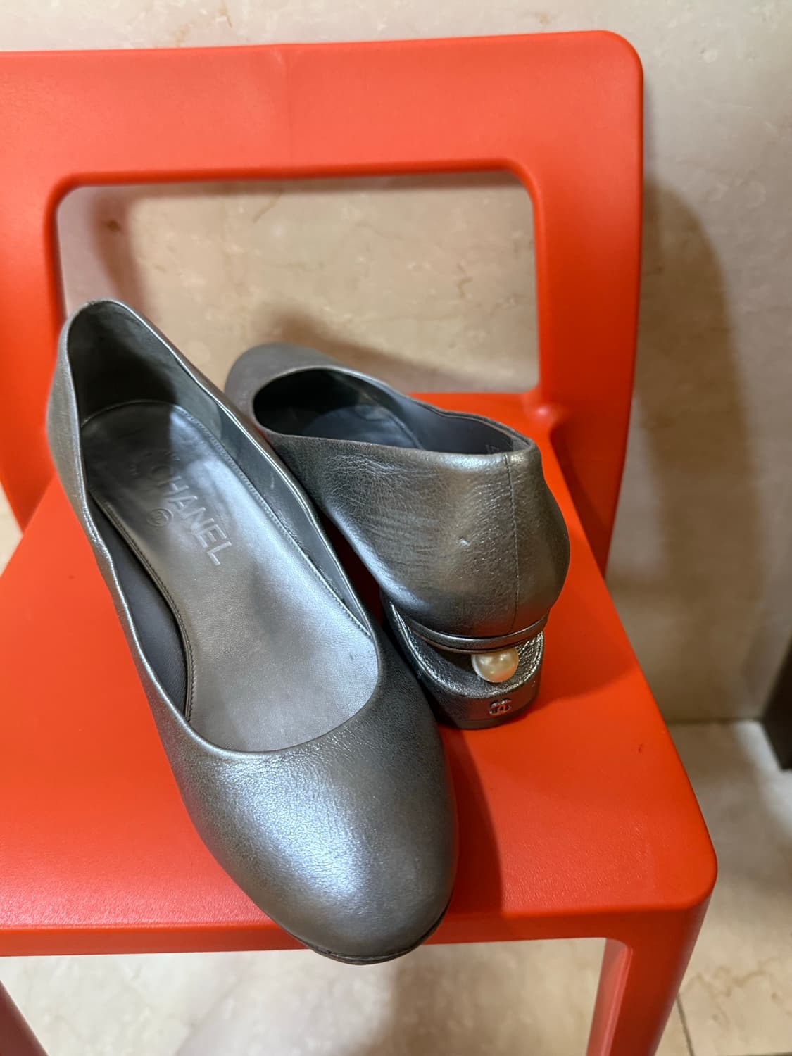 아카이브 샤넬 펄 구두 상품이미지2