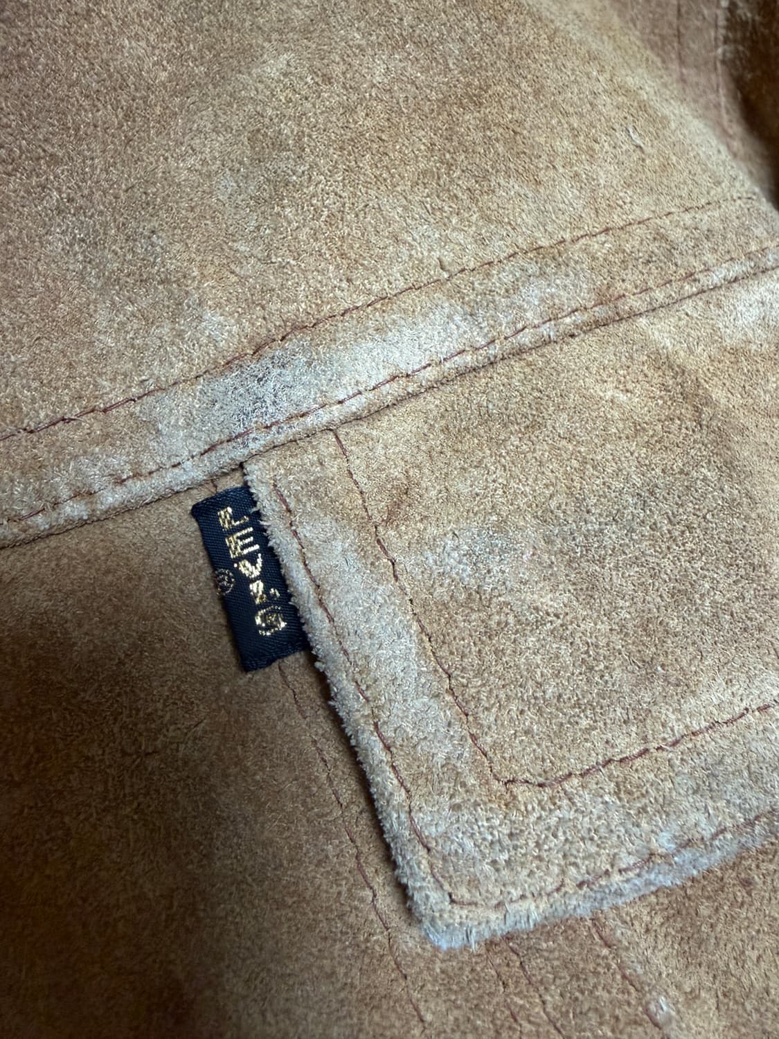 70-80‘s 리바이스 3세대 스웨이드 트러커 자켓 상품이미지4