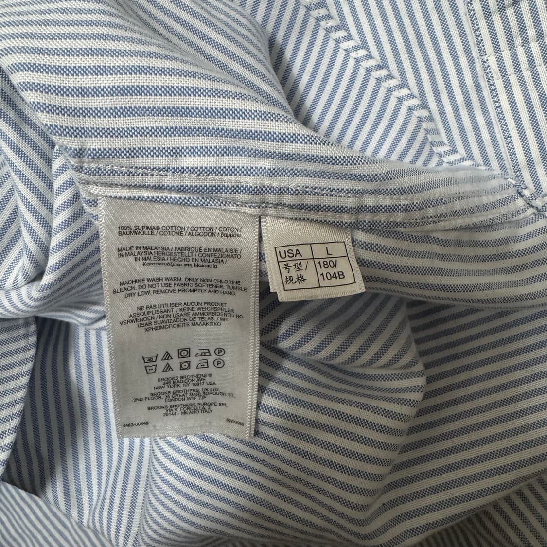 브룩스브라더스 체크 셔츠 상품이미지8