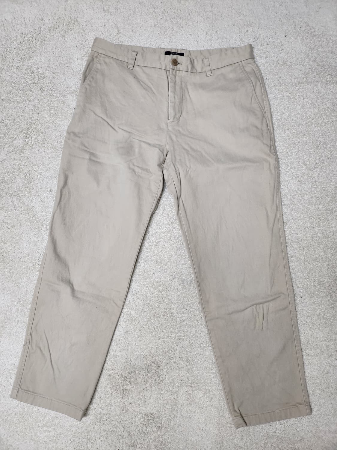 탑텐 겨울바지 치노팬츠 베이지 블랙 상품이미지2