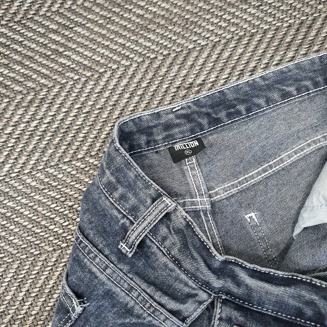 트릴리온 와이드 데님 청바지 남자34 상품이미지4
