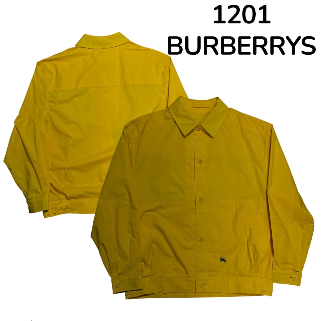 버버리 런던 옐로우 셔츠 자켓 L 상품이미지1