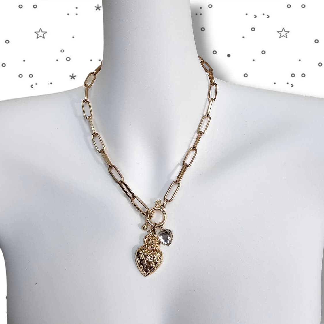 Juicy Couture 왕관 하트 체인 목걸이 상품이미지4