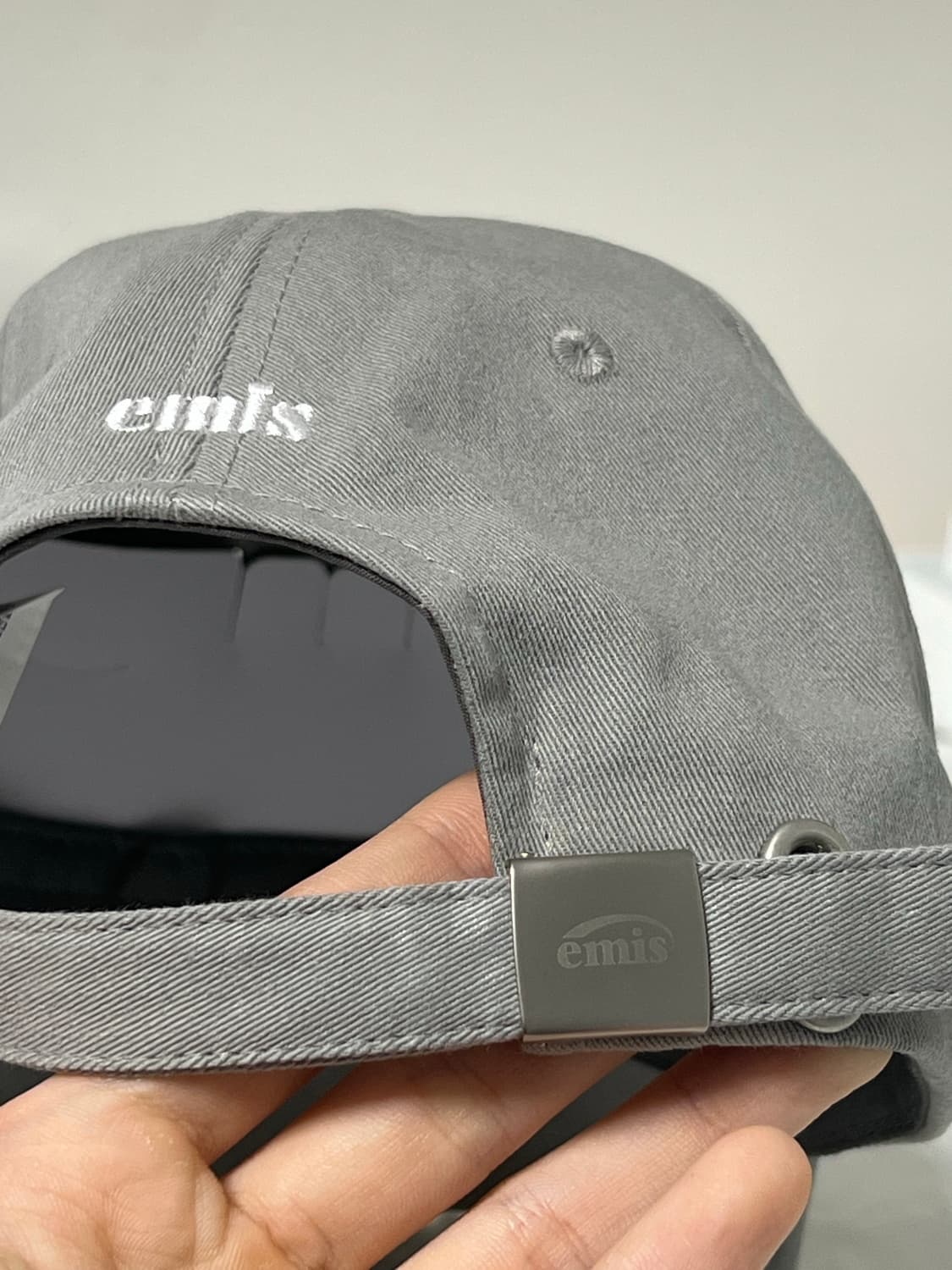 이미스 빈티지 로고 볼캡(리뉴얼) 그레이 상품이미지5