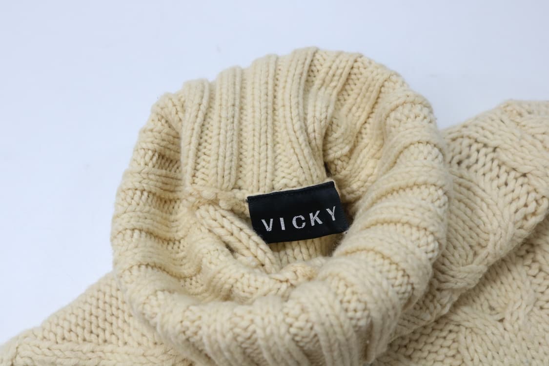 VICKY"비키 목폴라 반팔니트 상품이미지5