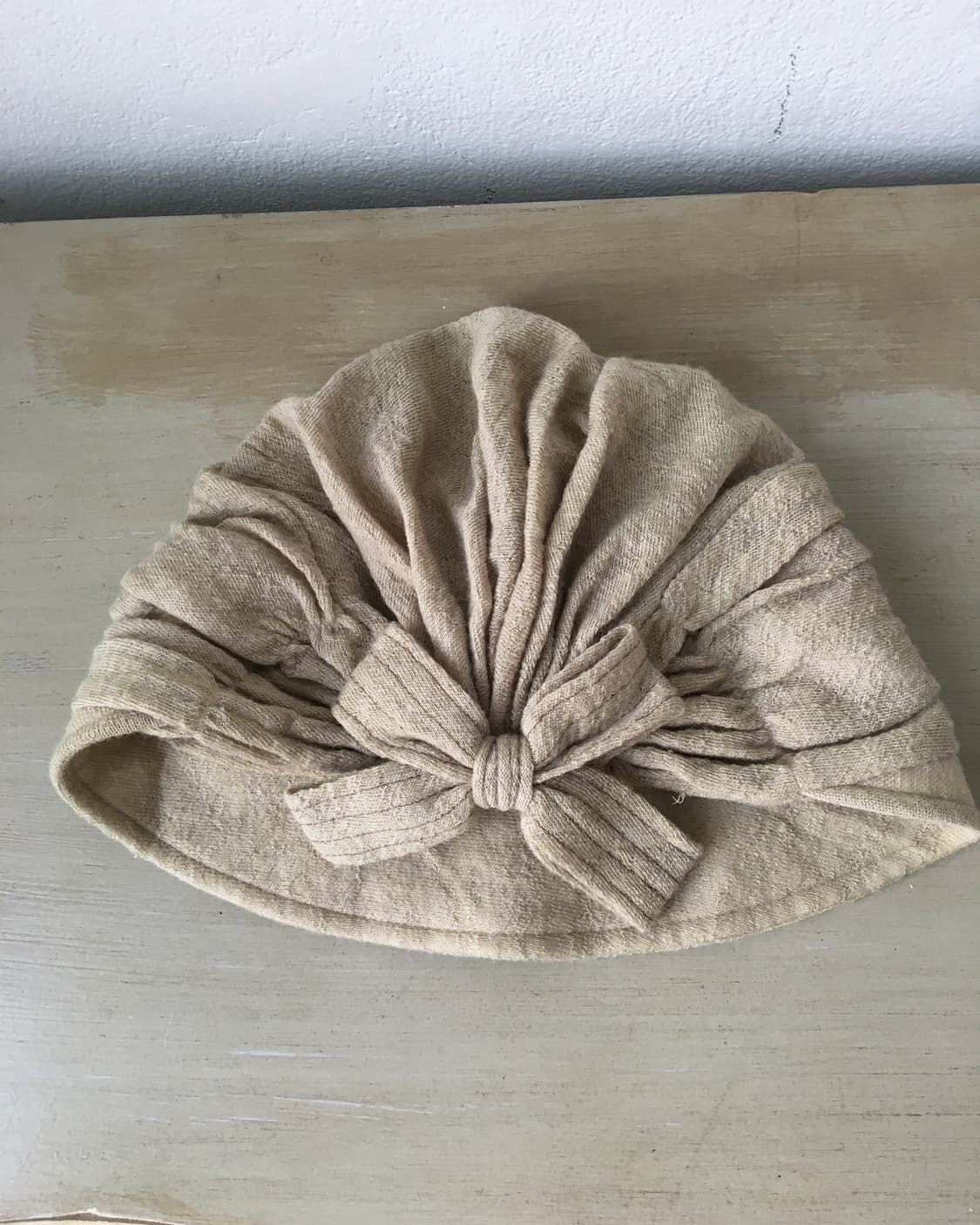 back ribbon point shirring hat 상품이미지3