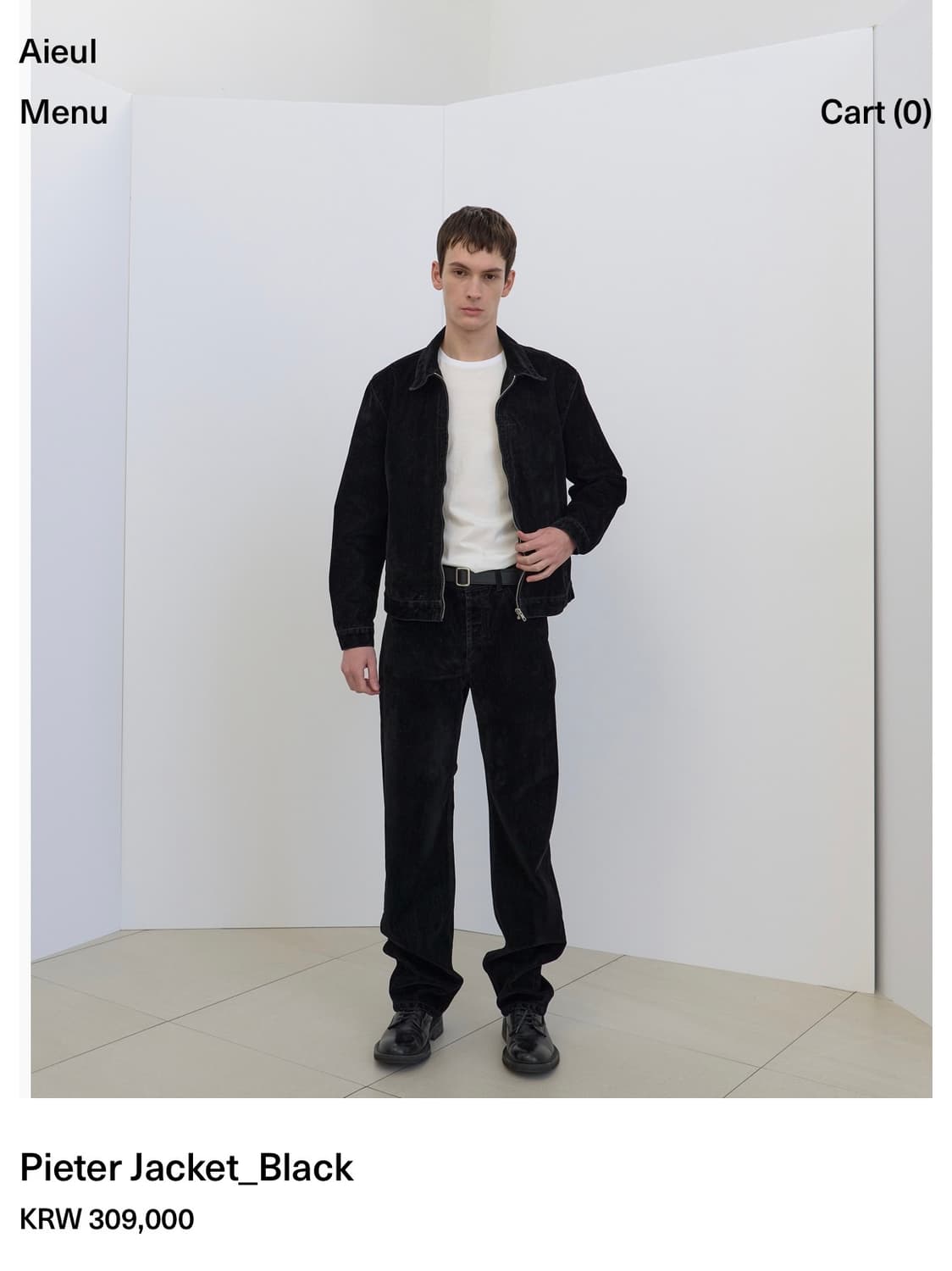 아이엘 Pieter 벨벳 자켓 상품이미지3