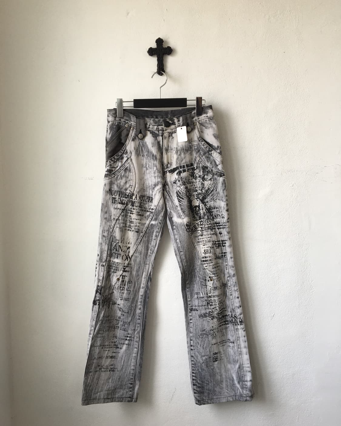 Lettering printing pants 상품이미지2