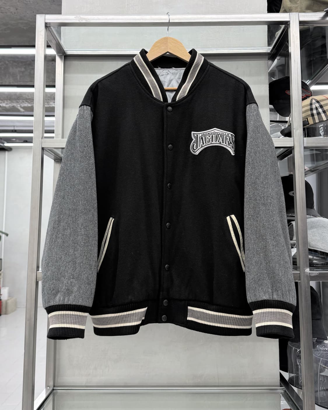 NFL 90s 잭슨빌 Jaguars 울 바시티 자켓 상품이미지1