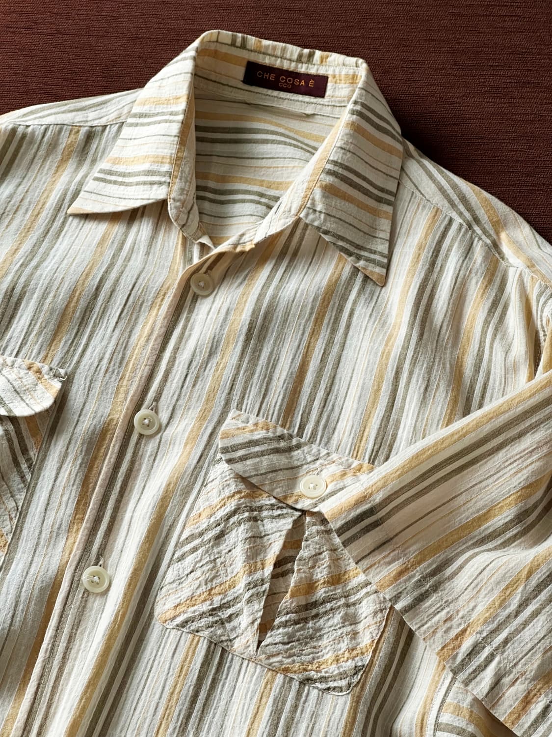 Natural fabric 2way H/S shirket 상품이미지2