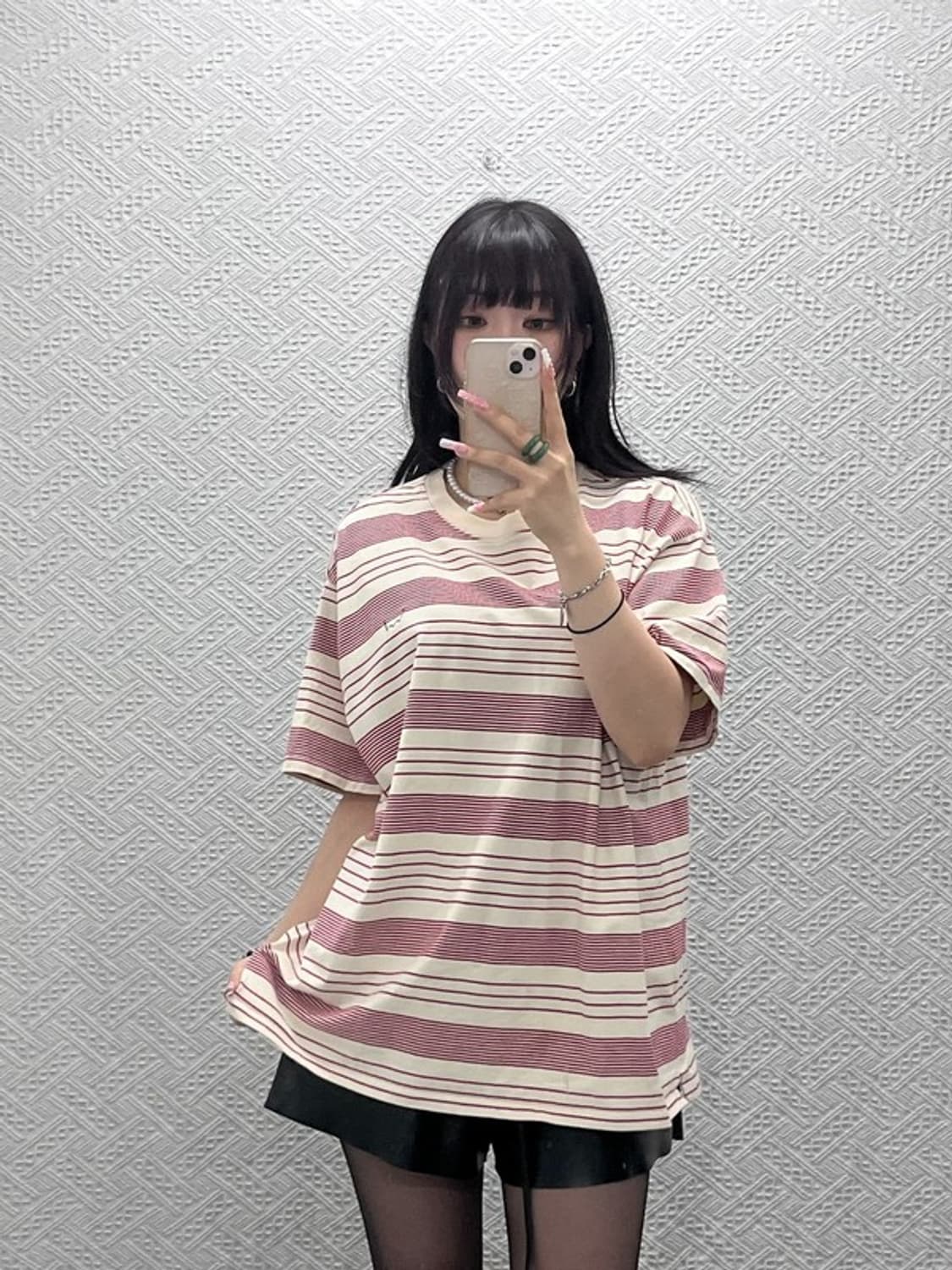 리바이스 빈티지 레드라벨 레트로 키치 스트라이프 반팔티 XL C12473 상품이미지2