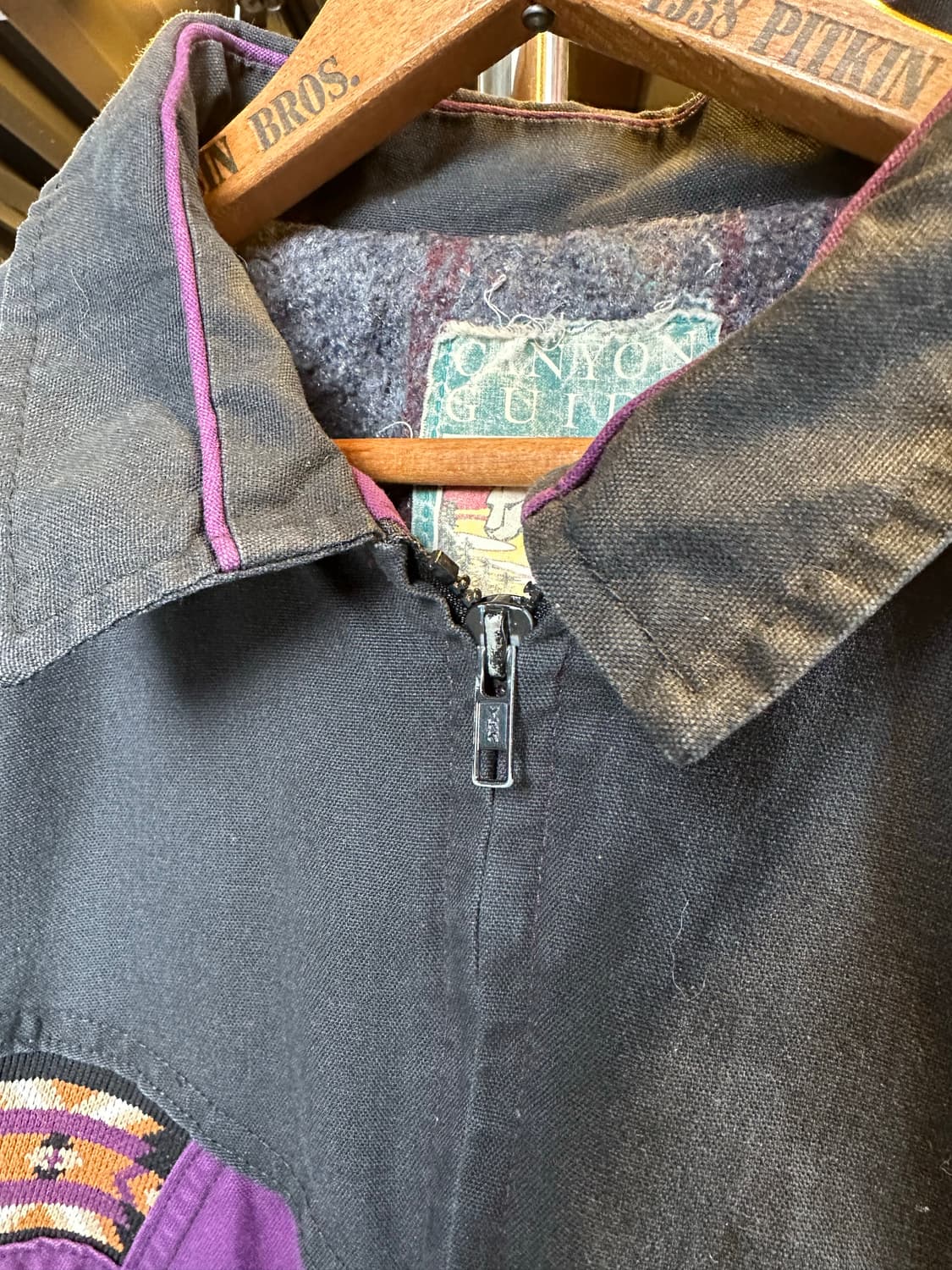 90s 웨스턴 아즈텍 컨버스 붐버 자켓 made in usa 상품이미지7