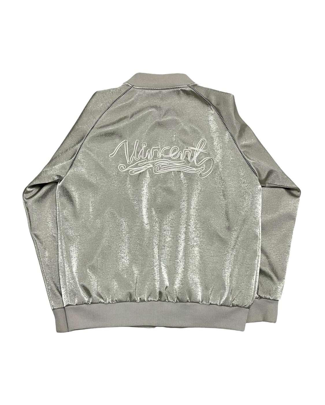 Satin detail bomber   상품이미지1
