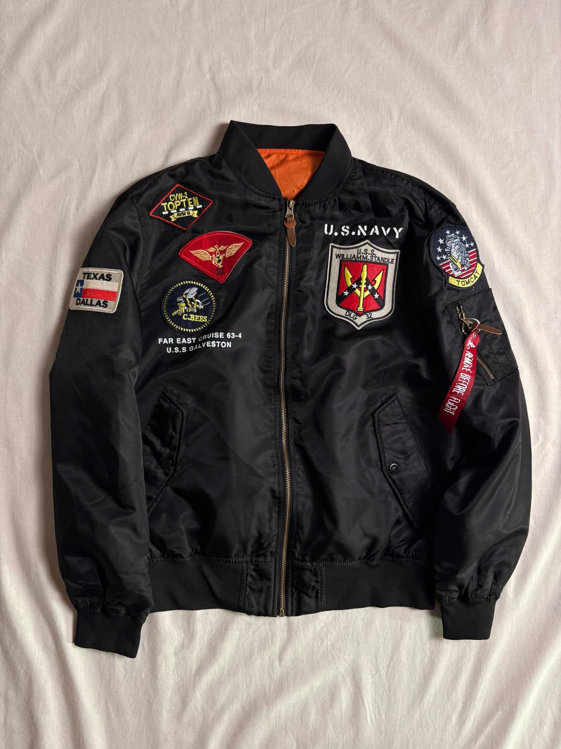 Europe Vintage 유럽빈티지 MA-1 패치 자켓 상품이미지1