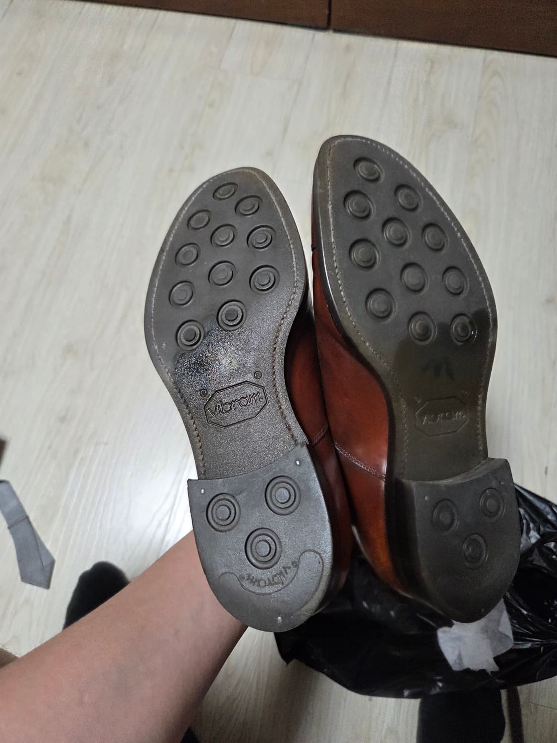 산요야마초(三陽山長) 스트레이트 팁 구두 UK7.5(260~265) 상품이미지3